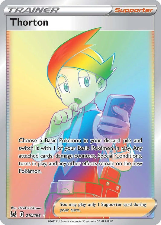Pokemon TCG Thornton 210/196 Lost Origin