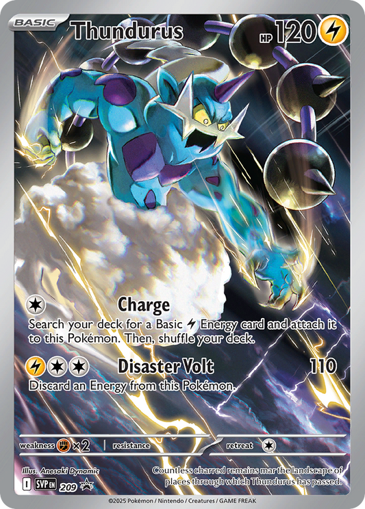 Pokemon TCG Thundurus SVP209 Promo