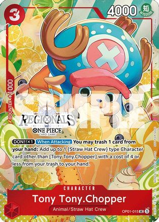 One Piece Card Game Tony Tony.Chopper OP01 Online Regionals 2026 OP01-015