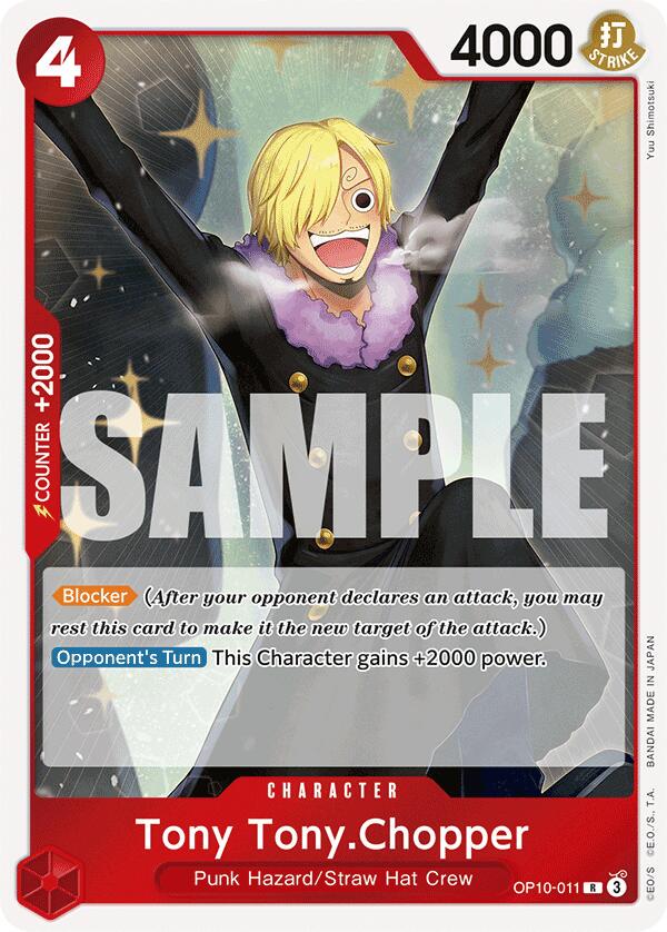 One Piece Card Game Tony Tony.Chopper OP10 Royal Blood OP10-011