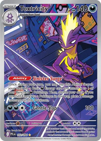 Pokemon TCG Toxtricity 103/094 Phantasmal Flames