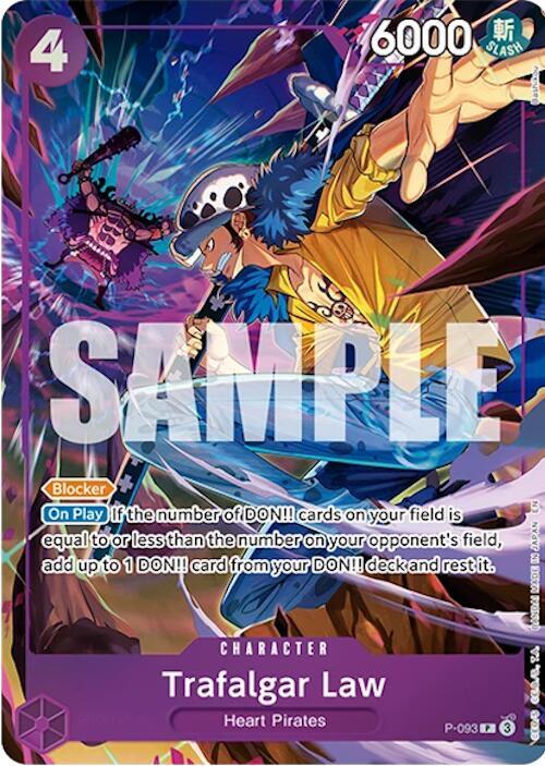 One Piece Card Game Trafalgar Law Illustration Box Vol.6 P-093