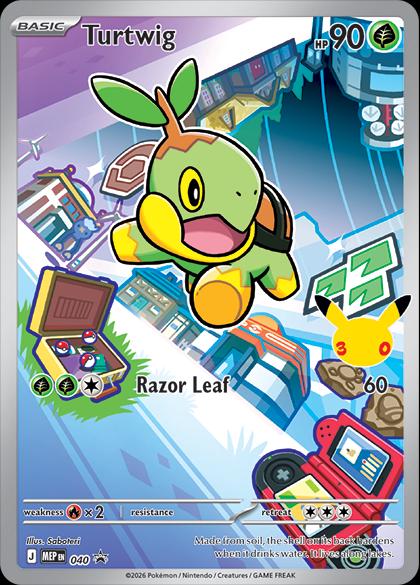 Pokemon TCG Turtwig MEP040 Promo
