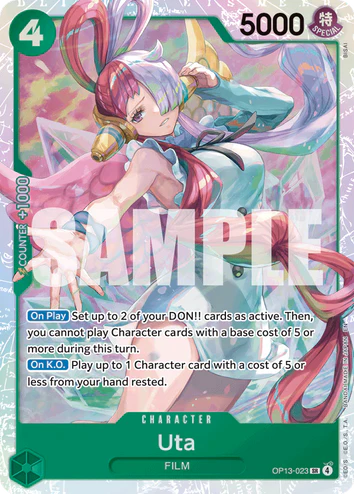 One Piece Card Game Uta OP13 Carrying On His Will OP13-023