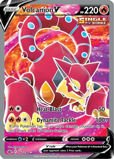 Pokemon TCG Volcanion 162/198 Chilling Reign