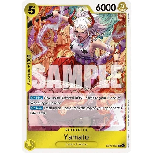 One Piece Card Game Yamato EB03 Extra Booster One Piece Heroines Edition EB03-057
