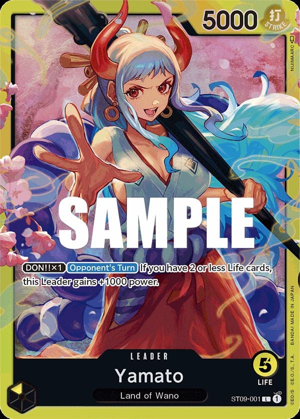 One Piece Card Game Yamato OP09 Starter Deck OP09-001