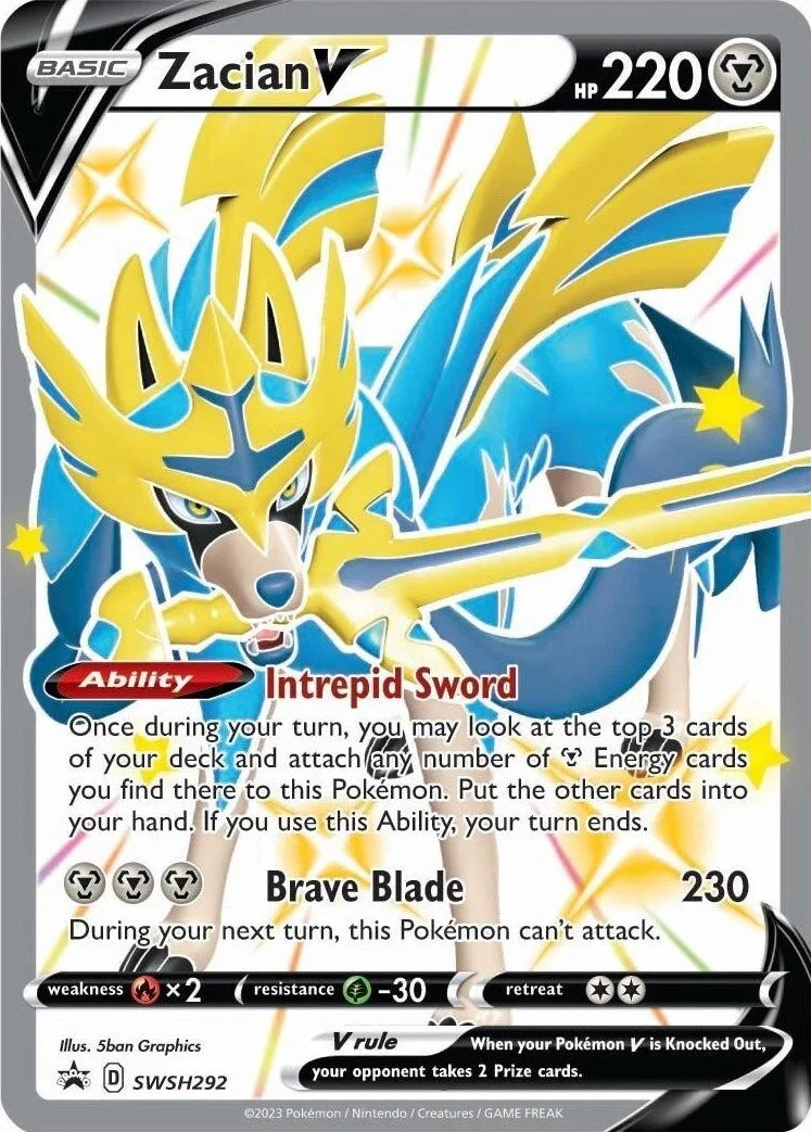 Pokemon TCG Zacian V SWSH292 Promo