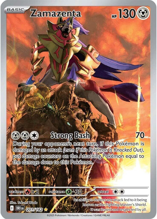 Pokemon TCG Zamazenta 201/182 Destined Rivals