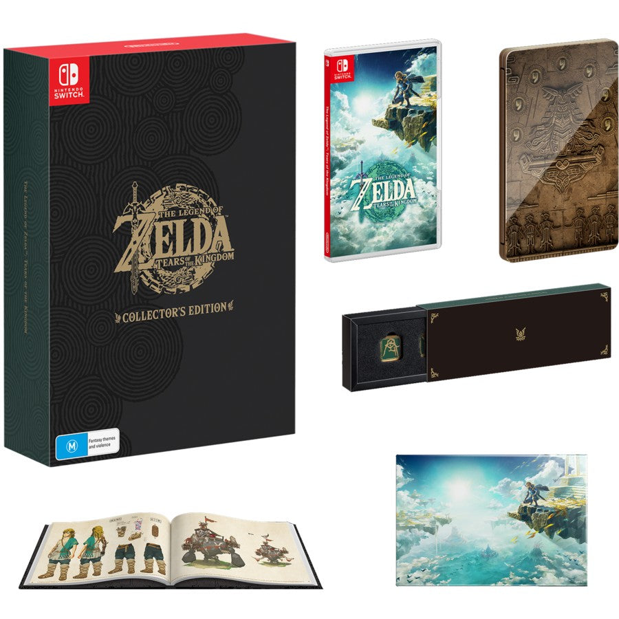 Nintendo Switch Zelda Tears Of The Kingdom Collector's Edition