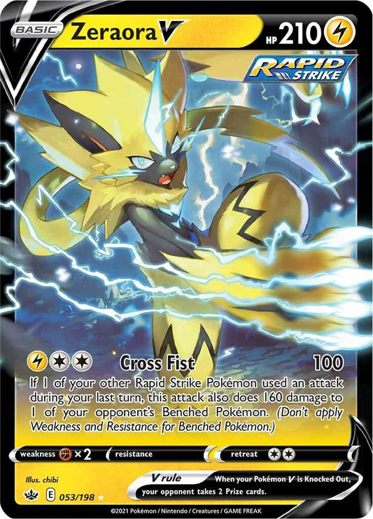 Pokemon TCFG Zeraora V 053/198 Chilling Reign