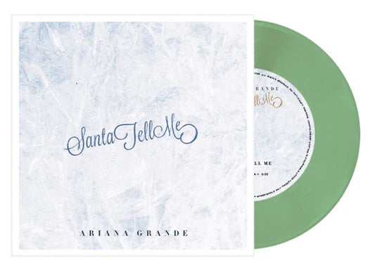 Vinyl Ariana Grande Santa Tell Me 7inch Green Vinyl Japanese Edition