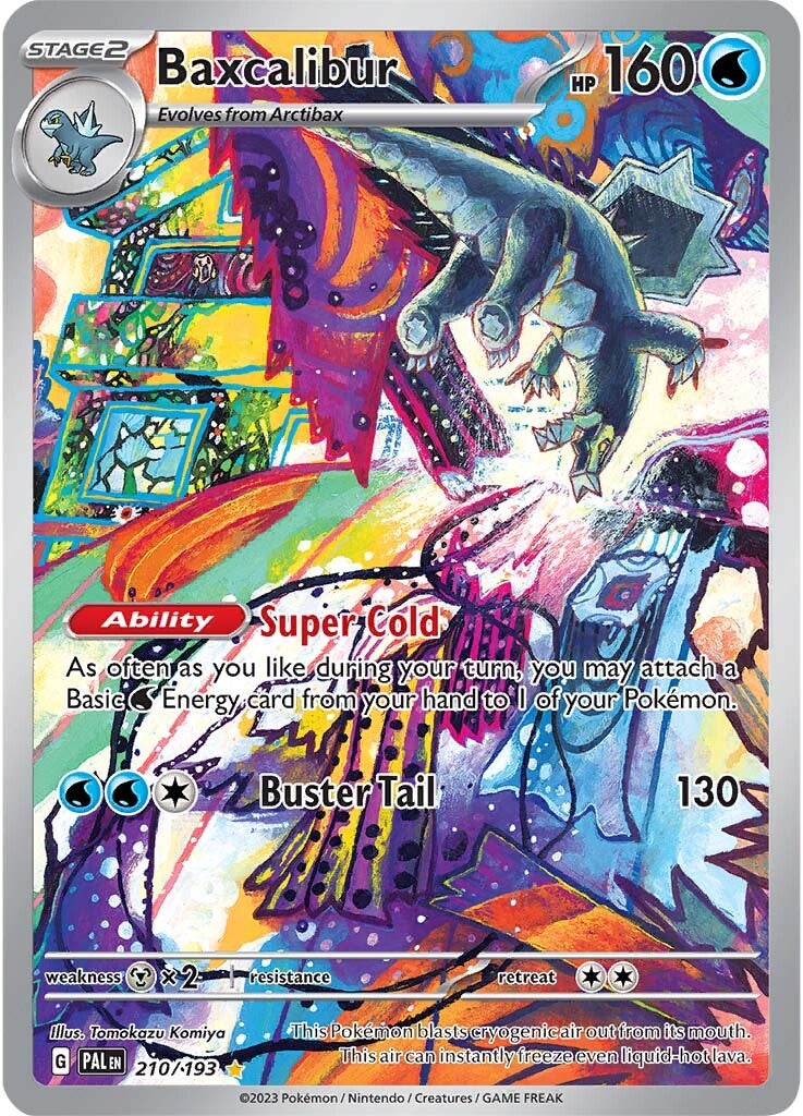 Pokemon TCG Baxcalibur 210/193 Paldea Evolved