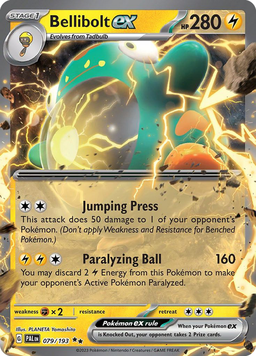 Pokemon TCG Bellibolt EX 237/193 Paldea Evolved