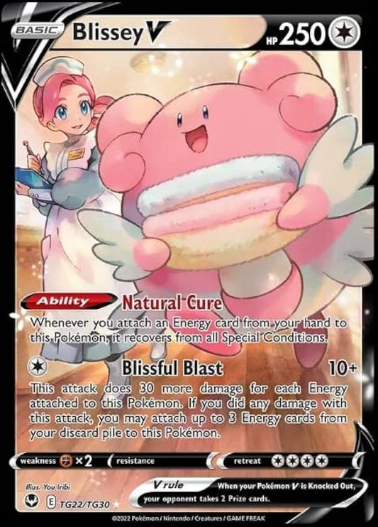 Pokemon TCG Blissey V TG22/TG30 Silver Tempest