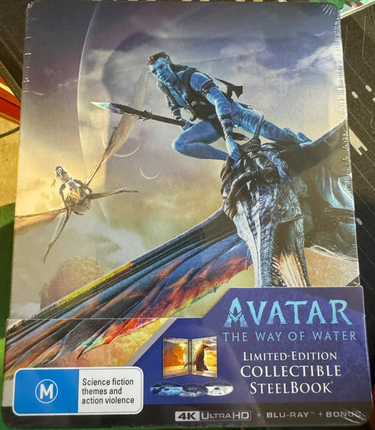 Blu - Ray Avatar The Way Of Water 4K+Blu - Ray Steelbook - 2Sis Collectibles