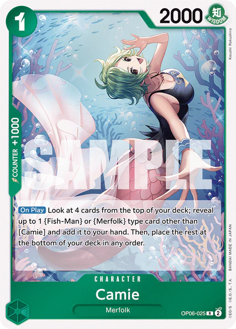 One Piece Card Game Camie OP06 Wings of the Captain OP06-025