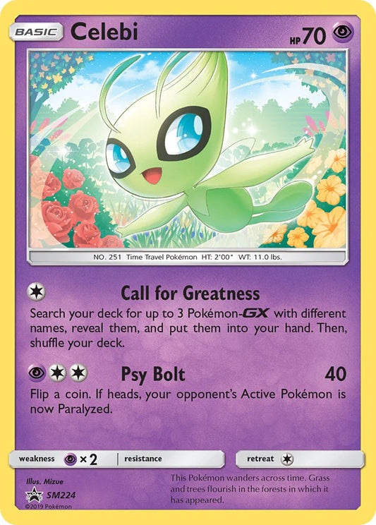 Pokemon TCG Celebi SM224 Promo