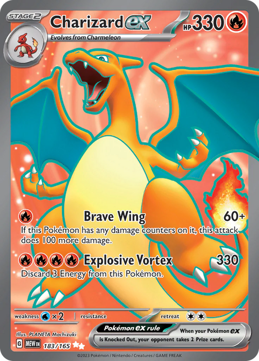 Pokemon TCG Charizard EX 183/165 Pokemon 151