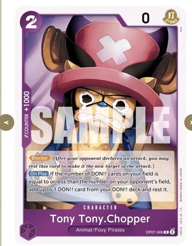 One Piece Card Game Tony Tony Chopper OP07 500 Years In The Future OP07-066