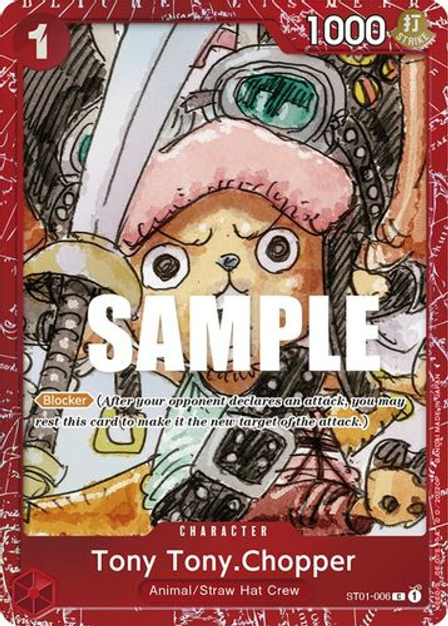 One Piece Card Game Tony Tony.Chopper ST01 Film Red ST01-006