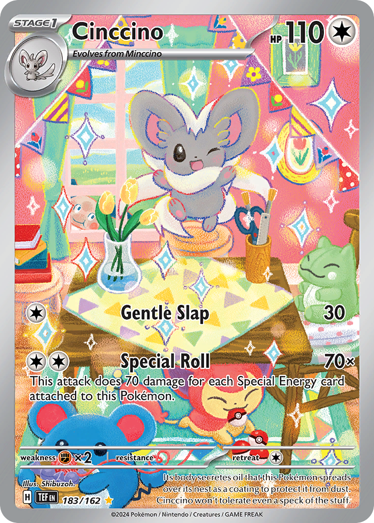 Pokemon TCG Cinccino 183/162 Temporal Force