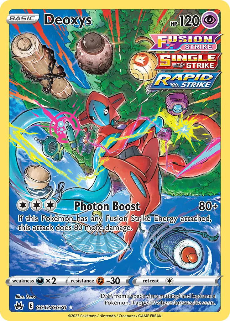 Pokemon TCG Deoxys GG12/GG70 Crown Zenith