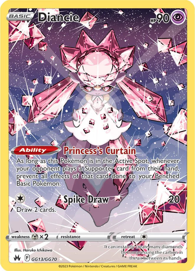 Pokemon TCG Diancie GG13/GG70 Crown Zenith