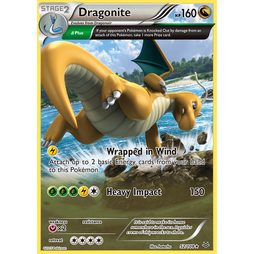 Pokemon TCG Dragonite 52/108 Roaring Skies