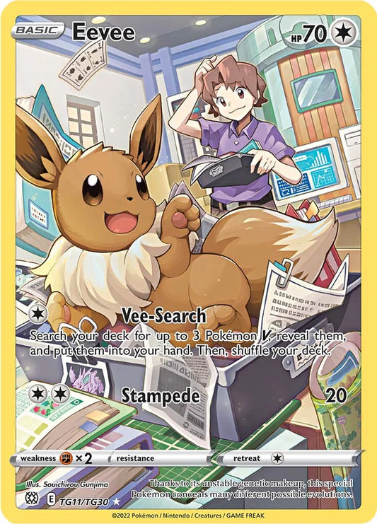 Pokemon TCG Eevee TG11/TG30 Brilliant Stars