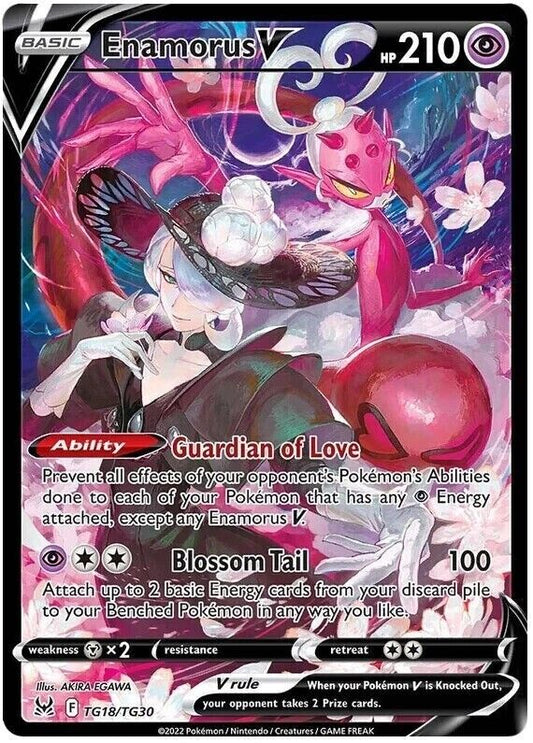 Pokemon TCG Enamorus V TG18/TG30 Lost Origin