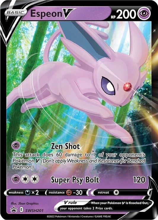 Pokemon TCG Espeon V SWSH201 Promo