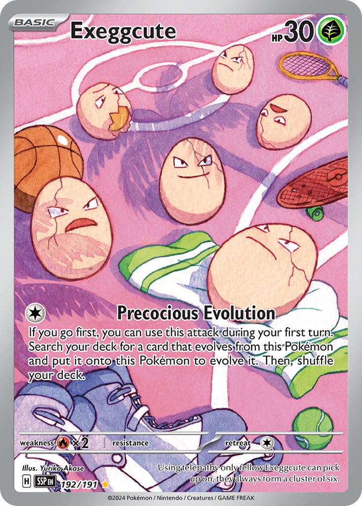 Pokemon TCG Exeggcute 192/191 Surging Sparks