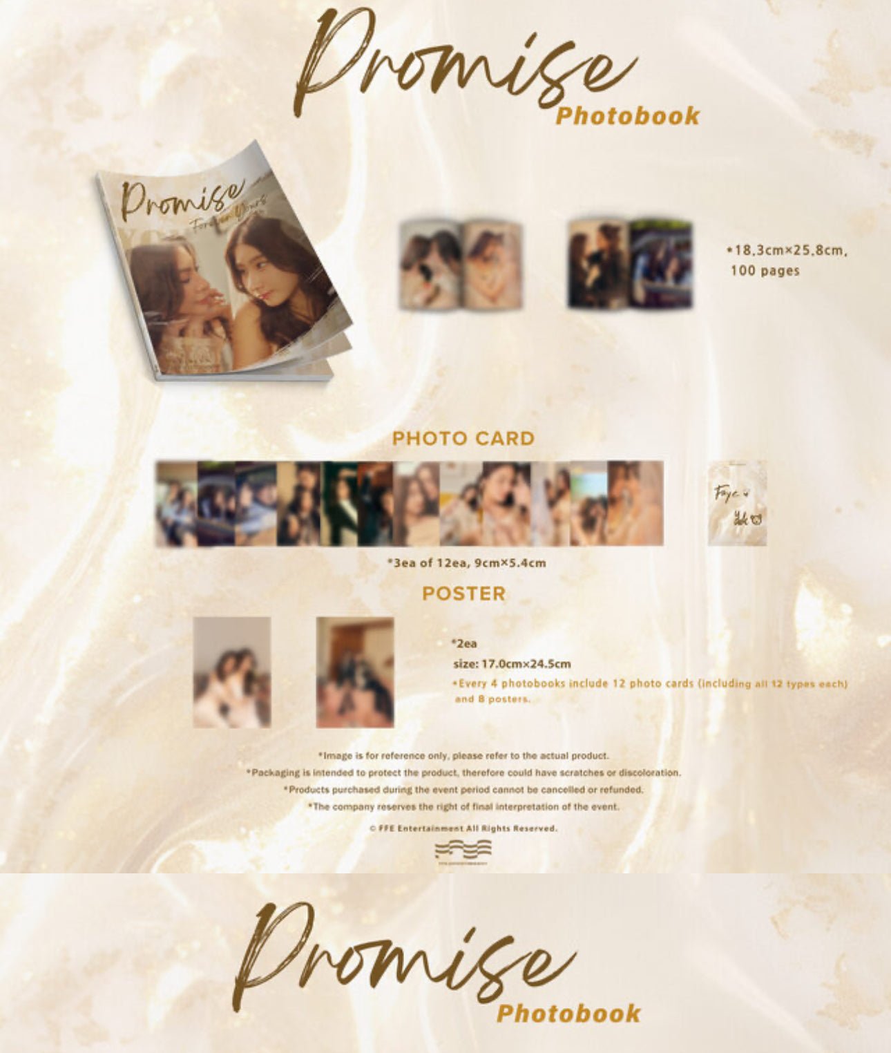 FayeYoko Promise Photobook - 2Sis Collectibles