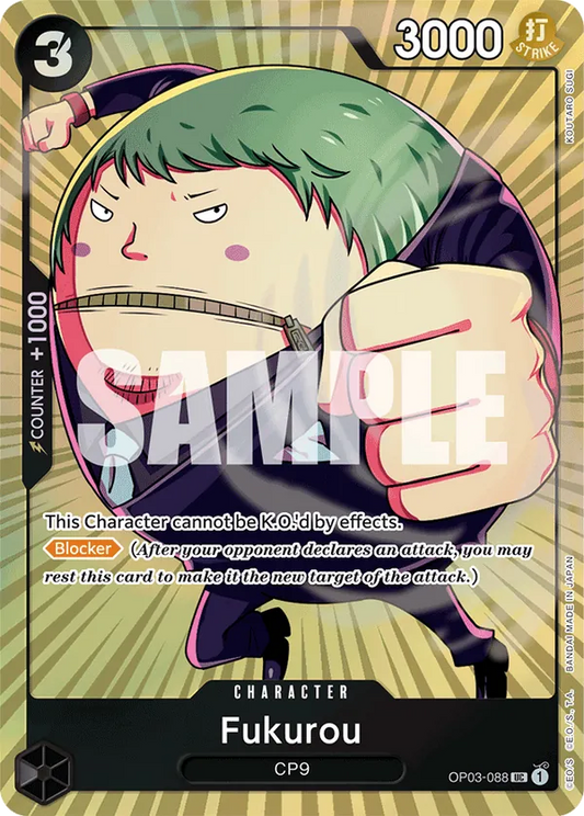 One Piece Card Game Fukurou OP03 Bandai Fest Collection OP03-088