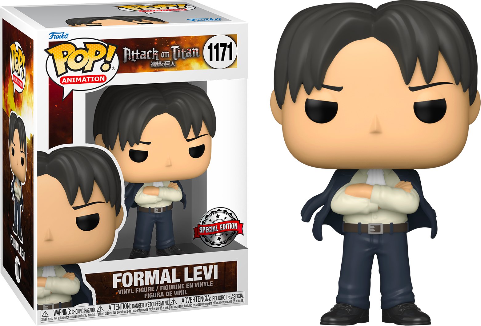 Funko POP! Animation Attack On Titan Formal Levi - 2Sis Collectibles