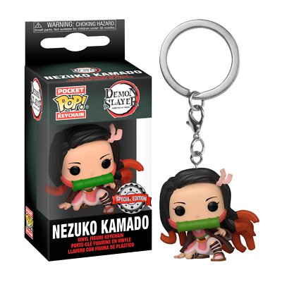 Funko POP! Animation Demon Slayer Nezuko Kamado Pocket Keychain Special Edition - 2Sis Collectibles