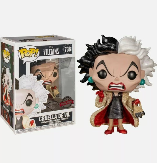 Funko POP! Disney Cruella De Vil Diamond Glitter - 2Sis Collectibles