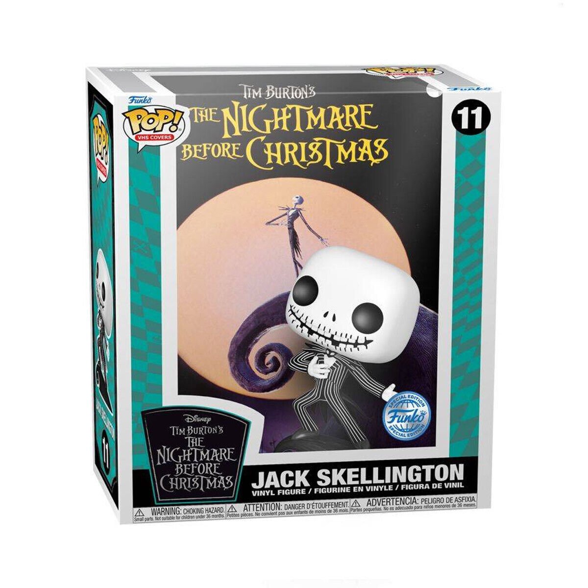 Funko POP! Disney The Nightmare Before Christmas Jack Skellington VHS Cover - 2Sis Collectibles