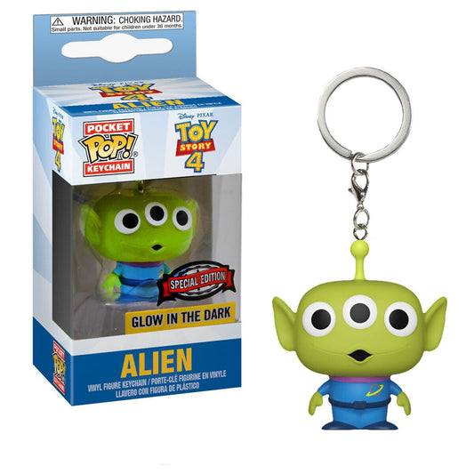 Funko POP! Disney Toy Story 4 Alien Glow In The Dark Special Edition Pocket Keychain - 2Sis Collectibles