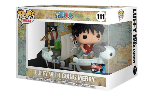 Funko POP! One Piece Luffy with Going Merry 111 2022 Fall Convention - 2Sis Collectibles