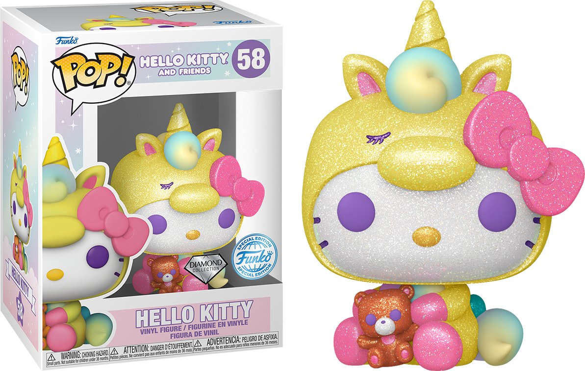 Funko POP! Sanrio Hello Kitty Unicorn Glitter - 2Sis Collectibles