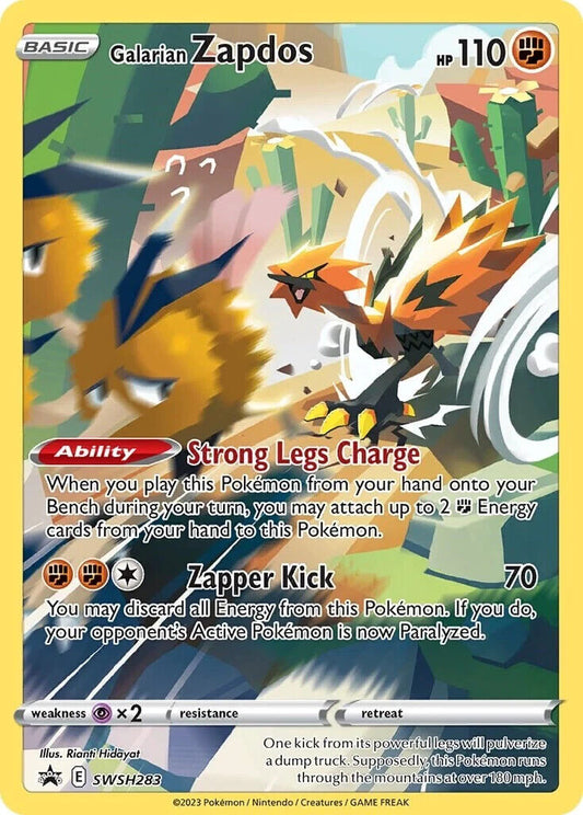 Pokemon TCG Galarian Zapdos SWSH283 Promo