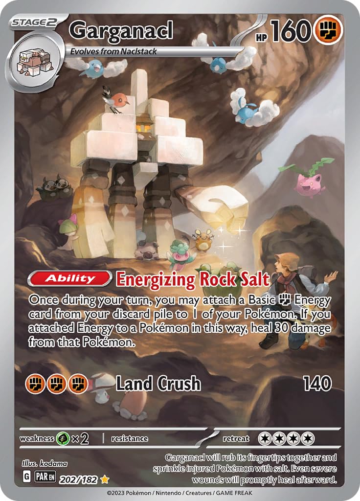 Pokemon TCG Garganacl 202/182 Paradox Rift