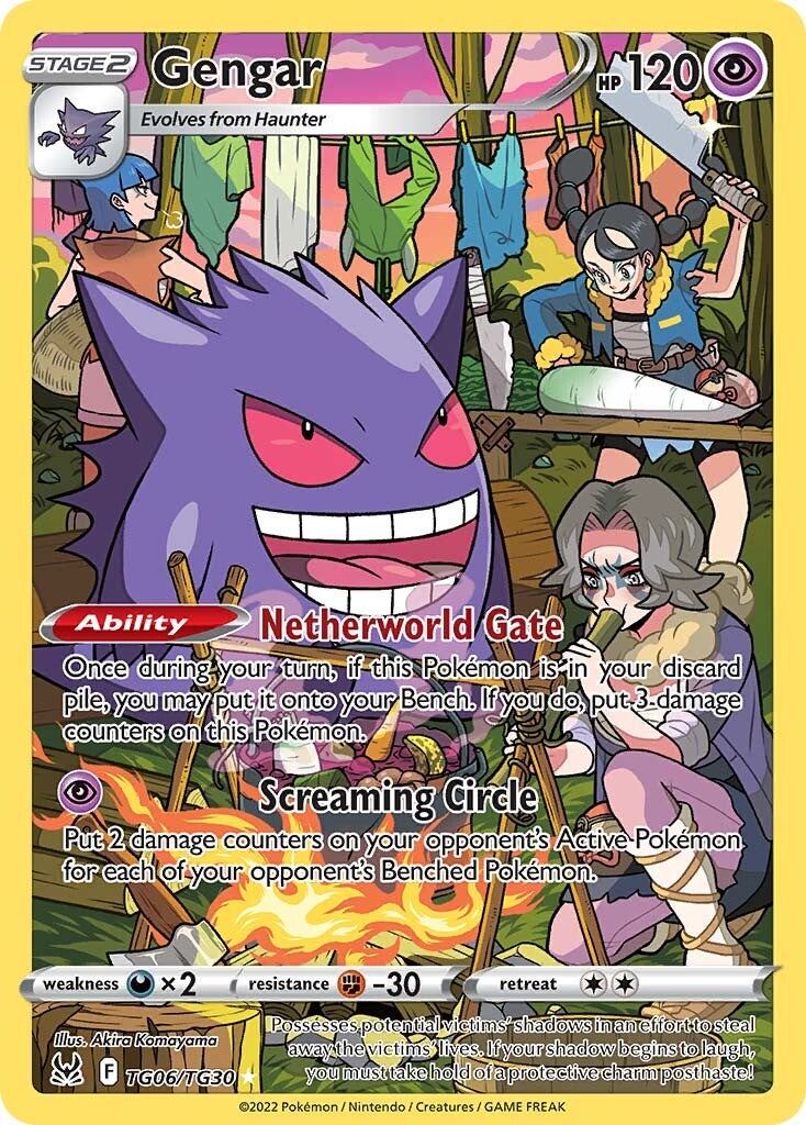 Pokemon TCG Gengar TG06/TG30 Lost Origin