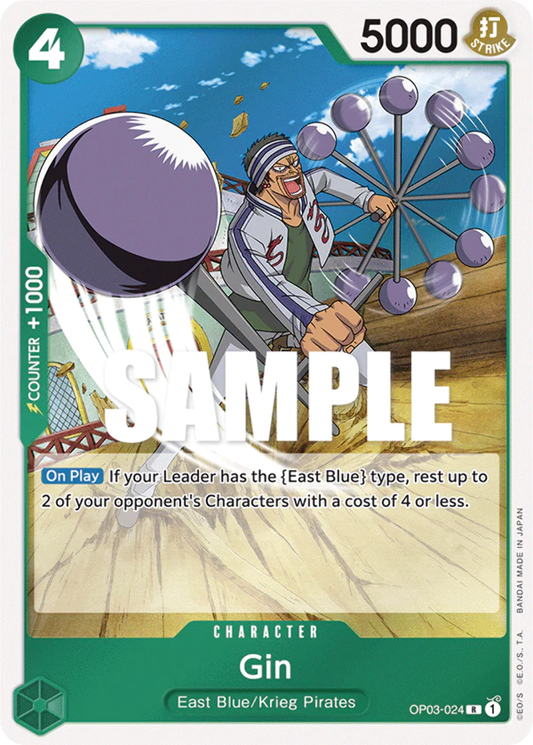 One Piece Card Game Gin OP03 Pillars of Strength OP03-024