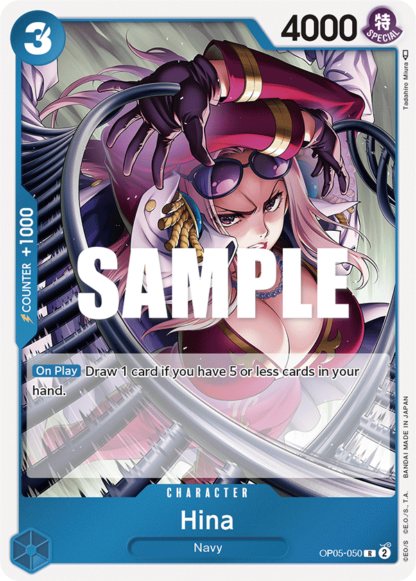 One Piece Card Game Hina OP05 Awakening of The New Era OP05-050