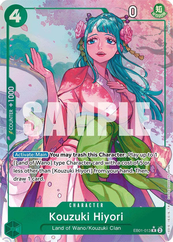 One Piece Card Game Kouzuki Hiyori EB01 Memorial Collection EB01-013