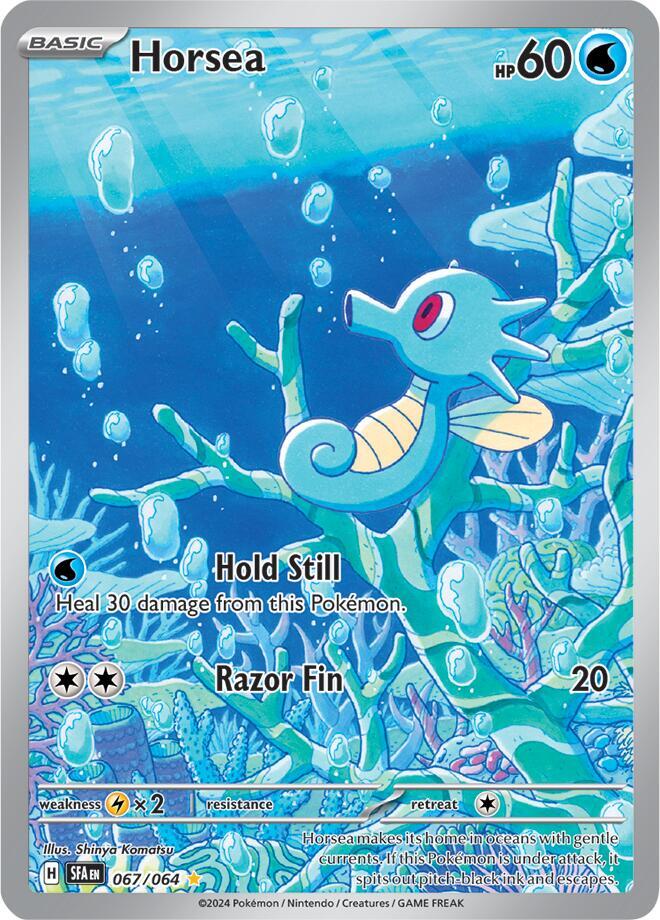 Pokemon TCG Horsea 067/064 Shrouded Fable