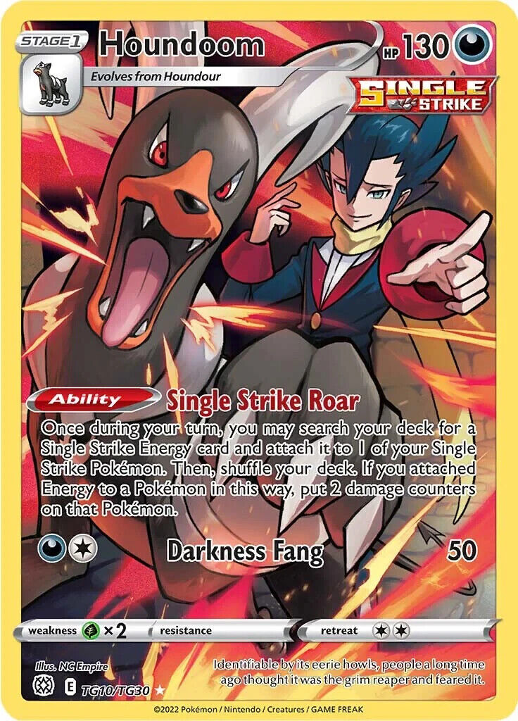 Pokemon TCG Houndoom TG10/TG30 Brilliant Stars